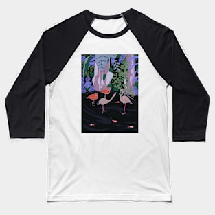 flamingo family Baseball T-Shirt